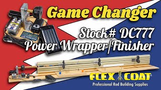 Flex Coat Power WrapperFinisher  DC777  Custom Fishing Rod Building  Game Changer [upl. by Martainn]