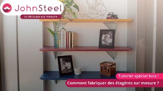 Comment fabriquer des étagères murales sur mesure  📐 [upl. by Ezar]