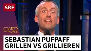 Sebastian Pufpaff Grillen vs Grillieren  Comedy aus dem Labor  SRF [upl. by Eednak]