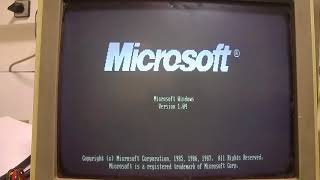 Windows1 1985 PC XT Hercules [upl. by Perron]