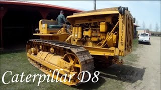 1948 Caterpillar D8 First Start 2012 [upl. by Bride]