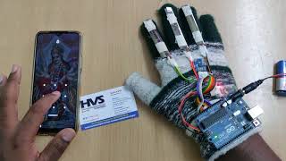 SMART GLOVE  Translate Gestures to Text and Text to speech through Bluetooth [upl. by Idihsar]