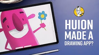 Huion Sketch Review  A Free Android Drawing App [upl. by Alita541]