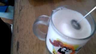 Aerolatte Review Frothing Cold Milk In Under 1 Minute [upl. by Codel]