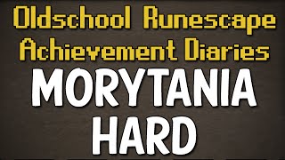 Morytania Hard Achievement Diary Guide  Oldschool Runescape [upl. by Moses346]