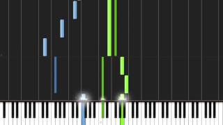 Elfen Lied  Lilium easy version PIANO TUTORIALSHEET MUSICMIDISYNTHESIA GAMEmp4 [upl. by Anina]